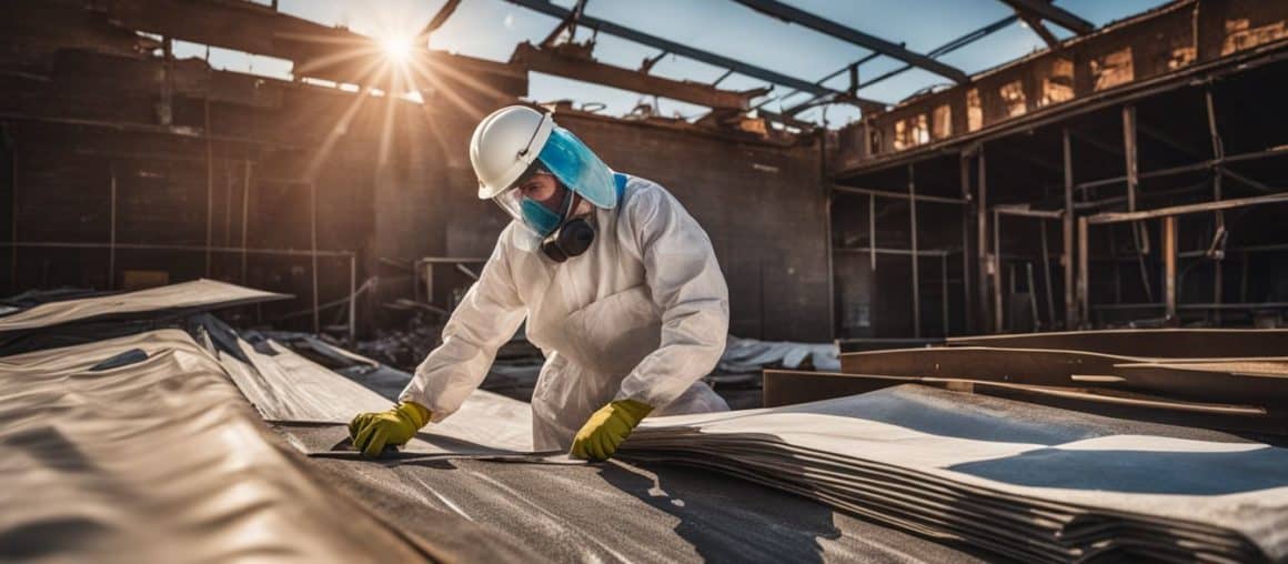 Disposing of asbestos roof sheets